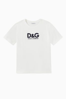Logo Embroidery Oversized T-shirt in Cotton Logo Embroidery Oversized T-shirt in Cotton