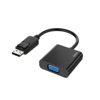 Hama Video Adapter, DisplayPort Plug VGA Socket Full-HD 1080p - thumbnail