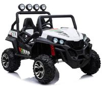 Megastar 4 X 4 Ride On Scorpio XUX 12 V Kids Battery Operated Jeep - White (UAE Delivery Only)