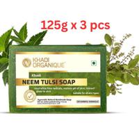 Khadi Organique Neem Tulsi Soap 125G (Pack Of 3)