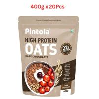 Pintola High Protein Dark Choco Oats  400g (Pack Of 20)