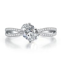 Wedding Ring Wedding Classic Silver Yellow Rosy Pink S925 Sterling Silver Precious Stylish Korean 1PC Zircon Lightinthebox - thumbnail