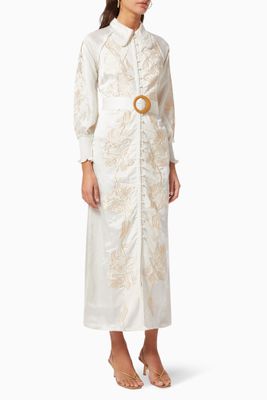 Embroidered Shirt Dress Embroidered Shirt Dress