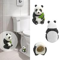 Panda Toilet Bolt Caps Decorative Durable Resin Cute Bolts Covers Set Lightinthebox