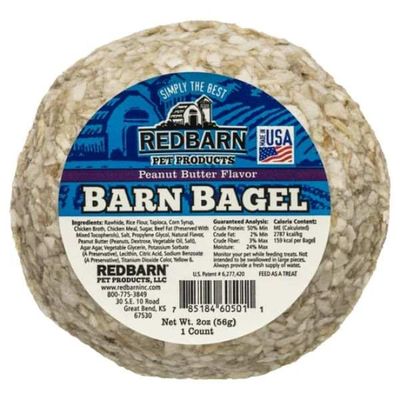 Redbarn Barn Bageles Filled Rawhide Dog Treats