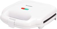 Sharp 2 Slice 700W Non Stick Sandwich Maker, White, KZSU11-W3