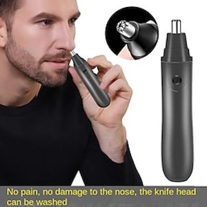 Ear And Nose Hair Trimmer Clipper, Professional Eyebrow  Facial Hair Trimmer For Men Women With IPX5 Waterproof Dual Edge Blades, Easy Cleansing Lightinthebox