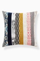 Stripe Patchwork Cushion, 50 x 50