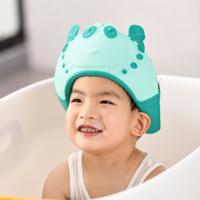 2023 new baby shampoo cap children's adjustable ear protection eye protection splash shower cap