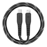 Energea Nyloflex USB-C to Lightning Cable MFI 1.5M Black - thumbnail