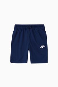 Swoosh Logo Print Shorts in Cotton