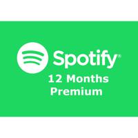 Spotify |12 Months| Subscription Pin on Receipt