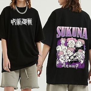 Inspired by Jujutsu Kaisen Sukuna Gojou T-shirt Anime 100% Polyester Anime Harajuku Graphic Kawaii T-shirt For Men's  Women's  Couple's Lightinthebox