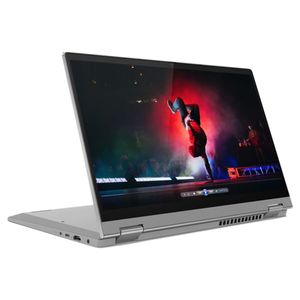 Lenovo Flex 5 (2-in-1) Laptop - Ryzen 3 2.6GHz, 4GB RAM, 128GB SSD, Win10 Home, 14 inch FHD, Grey, Arabic/English Keyboard - 82HU008DAX