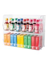 Little Storage Clear Stackable Large Organizer Set of 2