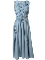 Goen.J multi-directional ruched shift dress - Blue - thumbnail