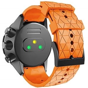 1 PCS Suunto 9 Baro Compatible Strap 24mm Replacement Bands Soft Silicone Strap for Suunto 7 / Suunto 9 / Suunto D5 / Suunto Spartan Sport Wrist HR Smart Watch miniinthebox