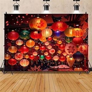 Lunar New Year Hanging Tapestry Wall Art Large Tapestry Mural Decor Photograph Backdrop Blanket Curtain Home Bedroom Living Room Decoration Lightinthebox