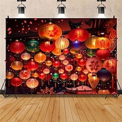 Lunar New Year Hanging Tapestry Wall Art Large Tapestry Mural Decor Photograph Backdrop Blanket Curtain Home Bedroom Living Room Decoration Lightinthebox