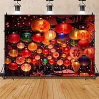 Lunar New Year Hanging Tapestry Wall Art Large Tapestry Mural Decor Photograph Backdrop Blanket Curtain Home Bedroom Living Room Decoration Lightinthebox - thumbnail