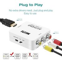 RCA To HDMI AV To HDMI Converter 1080P Mini RCA Composite CVBS Video Audio Converter Adapter Supporting PALNTSC For TVPC PS3 STBXbox VHSVCRBlue-Ray DVD Players Lightinthebox - thumbnail