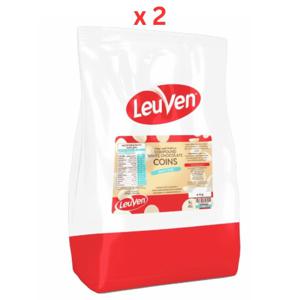 Leuven Compound White Chocolate Coins 2x5KG Carton