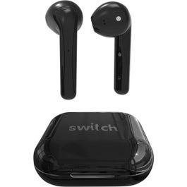 SWITCH Trubudz Touch True Wireless Earbuds, In-Ear Bluetooth Headphones With Touch Control On Earphones And Dual Mic Hands Free Black