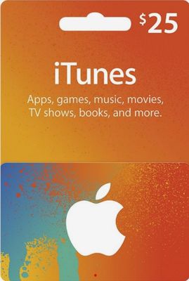 $25 USA Apple iTunes Card (Instant E-mail Delivery) $25 USA Apple iTunes Card (Instant E-mail Delivery)