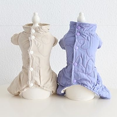 Petstyle Back Button One Piece Cotton Jumpsuit For Comfort Softness And Warmth Lightinthebox