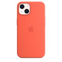 Apple Silicone Case with MagSafe Nectarine for iPhone 13