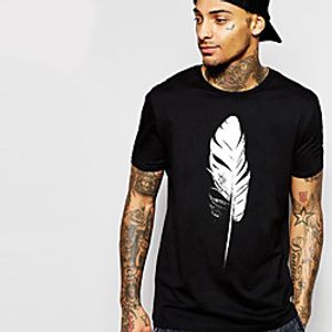 Men's Tee  T-shirt Pure Color Crew Neck Cotton Sport Athleisure T Shirt Top Short Sleeves Breathable Soft Comfortable Everyday Use Street Casual Daily Outdoor Lightinthebox
