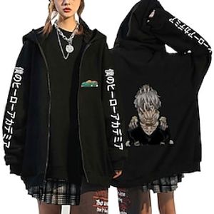 Inspired by My Hero Academia / Boku No Hero Deku Anime Cartoon Manga Anime Classic Street Style Outerwear For Men's Women's Unisex Adults' Hot Stamping 100% Polyester miniinthebox