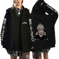 Inspired by My Hero Academia / Boku No Hero Deku Anime Cartoon Manga Anime Classic Street Style Outerwear For Men's Women's Unisex Adults' Hot Stamping 100% Polyester miniinthebox - thumbnail