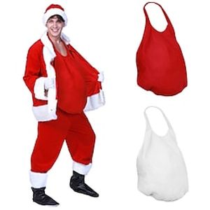 Santa Claus Fake Belly Dress Up Props Christmas Stage Makeup Performance Accessories For Men and Women miniinthebox