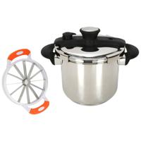 Chefline Stainless Steel Pressure Cooker 7Lt + Full Star Melon Cutter