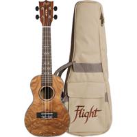 Flight DUC410 Concert Ukulele - Quilted Ash - thumbnail