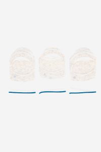 Mens 3 Pair Gamut 2 Socks  White/Oat