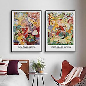 Wall Art Canvas Prints Painting Artwork Picture People Retro Home Decoration Dcor Rolled Canvas No Frame Unframed Unstretched Lightinthebox