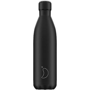 Chilly's Bottle Monochrome All Black Water Bottle 750ml