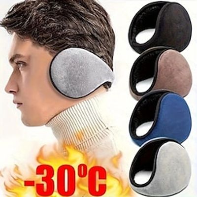 Winter Plush Earmuffs Outdoor Riding Skiing Warm Warm Earmuffs Protective Ear Cover For Men And Women miniinthebox