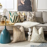 Light Luxury Chop Pillow Simple Modern American Luxury Throw Pillow Sample Room Living Room Sofa Throw Pillow Cover Cushion Waist Pillow with Core miniinthebox