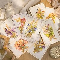 Flower Greeting Cards And Envelopes Perfect For Mother's Day Birthdays Valentine's Day Anniversaries Thanksgiving Gifts 1pc Lightinthebox