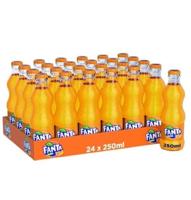 Fanta Orange Soft Drink 250ml Pack of 24