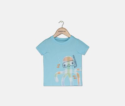Baby Boys Cotton T-Shirt Island Ocean Baby Boys Cotton T-Shirt Island Ocean