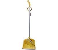 Royalford Plastic Broom with Dustpan Set, Yellow - RF4477