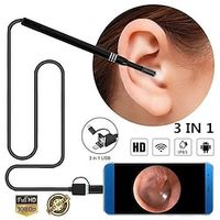 3 in 1 Endoscope Camera Otoscope Ear Cleaning Kit for Medical Toothpicks Earwax Removal Tool Ear Scope Ear Wax Removal Tool Lightinthebox - thumbnail