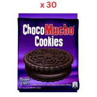 Choco Mucho Cookie Sandwich-Double Choco (10*33G) 330G Pack of 30