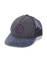 Brunello Cucinelli Kids logo patch baseball cap - Blue - thumbnail