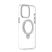 Momax Flip Magnetic Case For iPhone 15 6.1-Inch - Transparent