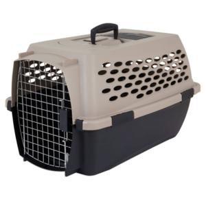 Petmate Vari Kennel 36, 50-70Lbs Bleached Linen & Black - 36 X 25 X 27, 91.4 X 63.5 X 68.5 Cm